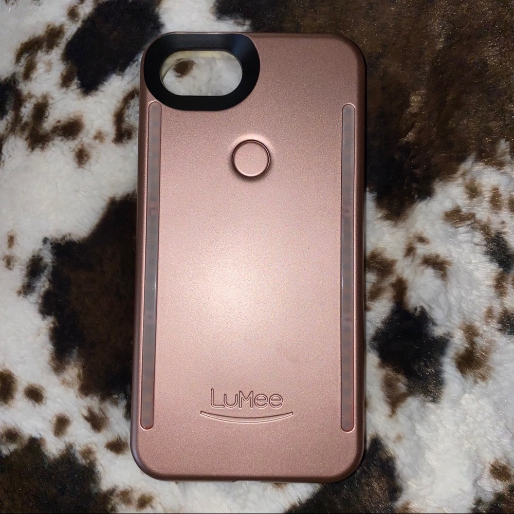 Rose Gold LuMee Duo Light Case for iPhone 6/7/8
